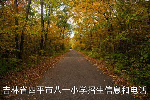 吉林省四平市八一小學招生信息和電話