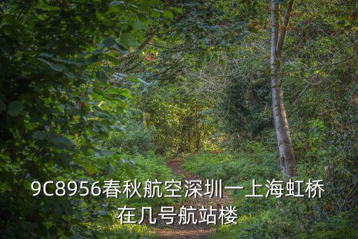 9c8569，9C8956春秋航空深圳一上海虹橋在幾號航站樓