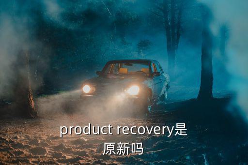 product recovery是原新嗎