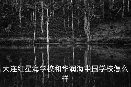 大連紅星海學校和華潤海中國學校怎么樣
