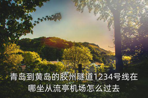 青島到黃島的膠州隧道1234號(hào)線在哪坐從流亭機(jī)場怎么過去