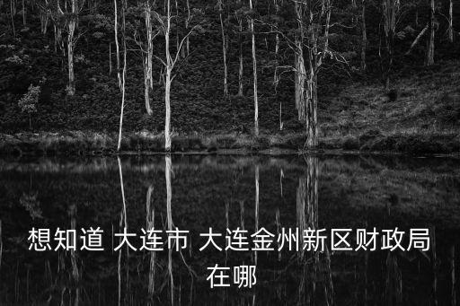想知道 大連市 大連金州新區財政局 在哪