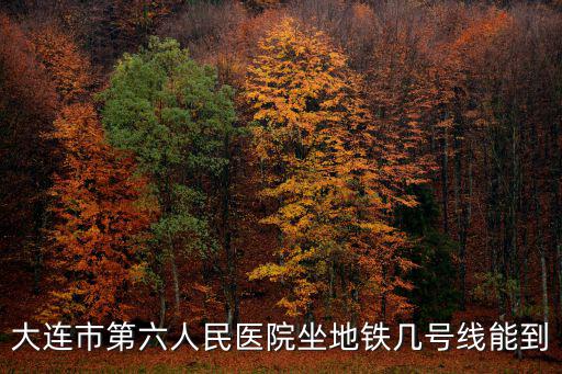 大連市第六人民醫(yī)院坐地鐵幾號線能到