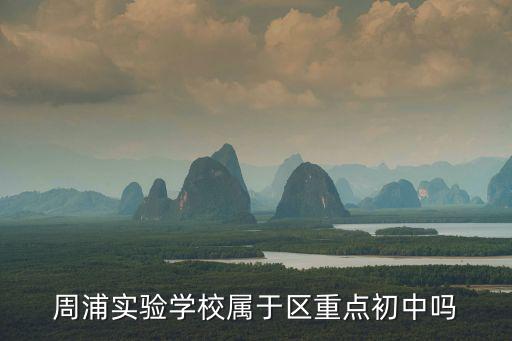 周浦實驗學校屬于區(qū)重點初中嗎