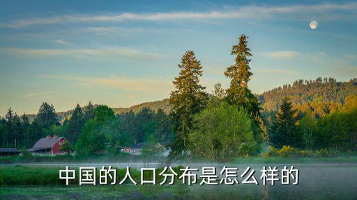 中國人口分布，中國人口分布特點是什么