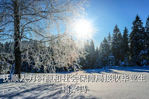 撫順人力資源和社會保障局接收畢業(yè)生檔案嗎