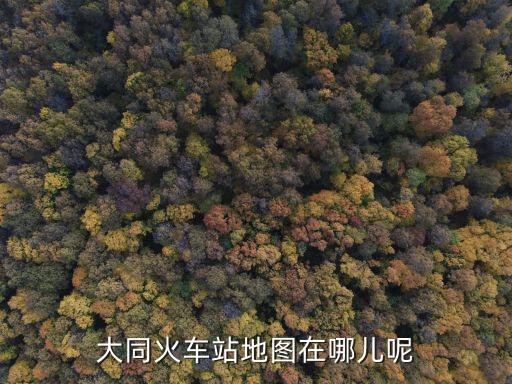 大同地圖，大同火車站地圖在哪兒呢