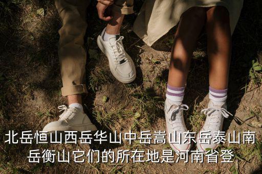 北岳恒山西岳華山中岳嵩山東岳泰山南岳衡山它們的所在地是河南省登