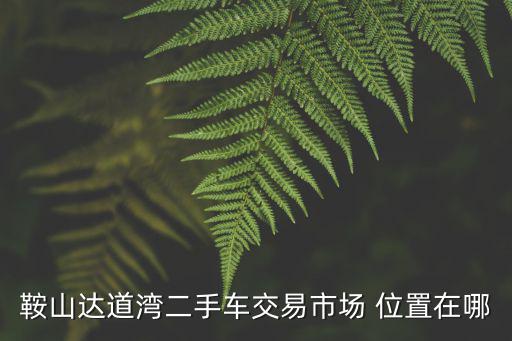 鞍山達道灣二手車交易市場 位置在哪