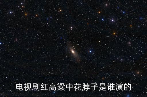 電視劇紅高粱中花脖子是誰演的