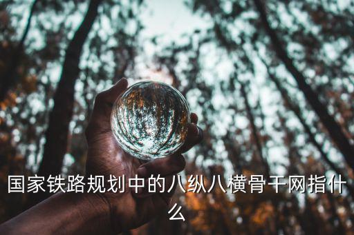 國(guó)家鐵路規(guī)劃中的八縱八橫骨干網(wǎng)指什么