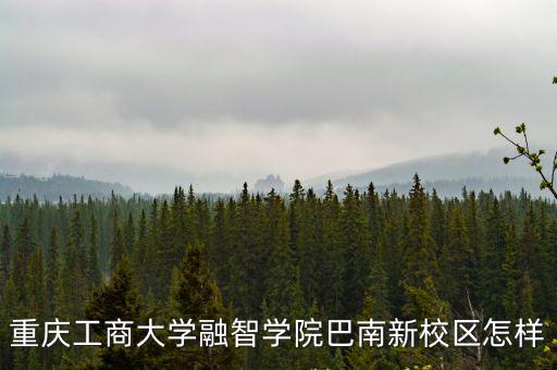 重慶工商大學融智學院巴南新校區怎樣