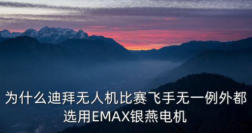 為什么迪拜無人機比賽飛手無一例外都選用EMAX銀燕電機