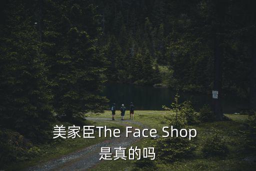 美家臣The Face Shop 是真的嗎