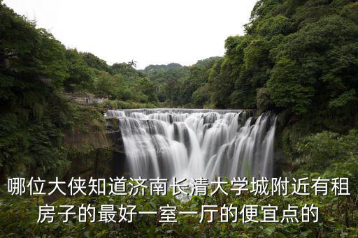 哪位大俠知道濟南長清大學城附近有租房子的最好一室一廳的便宜點的