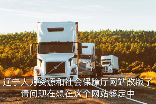 遼寧人力資源和社會(huì)保障廳網(wǎng)站改版了請(qǐng)問(wèn)現(xiàn)在想在這個(gè)網(wǎng)站鑒定中
