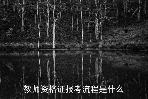 教師資格證報考流程是什么