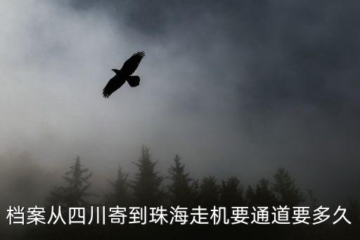 檔案從四川寄到珠海走機(jī)要通道要多久