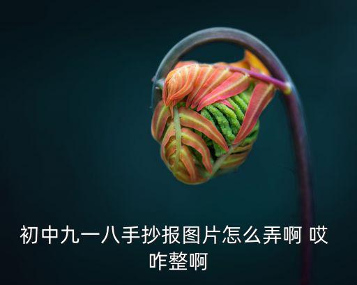 九一八手抄報(bào)，初中九一八手抄報(bào)圖片怎么弄啊 哎 咋整啊