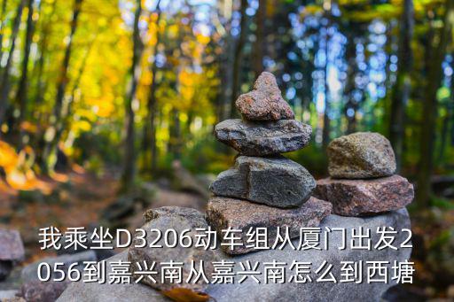 我乘坐D3206動車組從廈門出發2056到嘉興南從嘉興南怎么到西塘