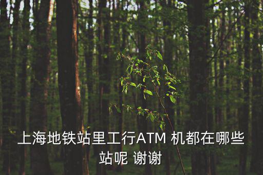 上海地鐵站里工行ATM 機都在哪些站呢 謝謝