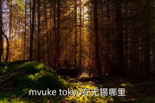 mvuke tokyo在無錫哪里