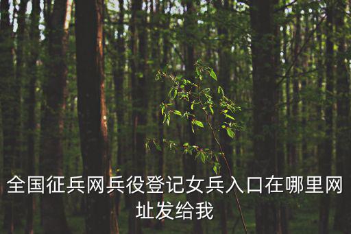 全國(guó)征兵網(wǎng)兵役登記女兵入口在哪里網(wǎng)址發(fā)給我
