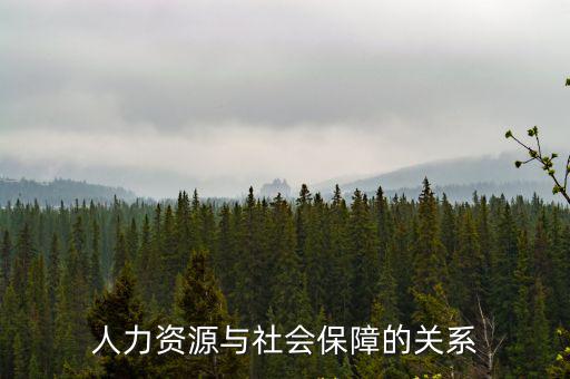 人力資源與社會保障的關(guān)系