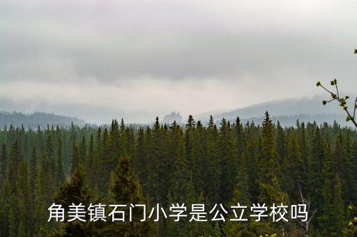 石門小學，角美鎮(zhèn)石門小學是公立學校嗎