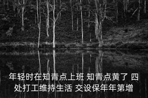 年輕時在知青點(diǎn)上班 知青點(diǎn)黃了 四處打工維持生活 交設(shè)保年年第增