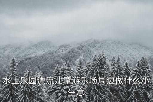 水上樂園漂流兒童游樂場周邊做什么小生意