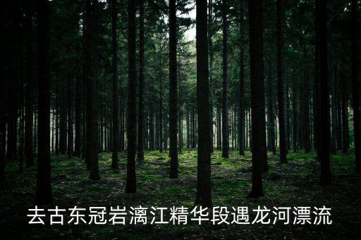 去古東冠巖漓江精華段遇龍河漂流