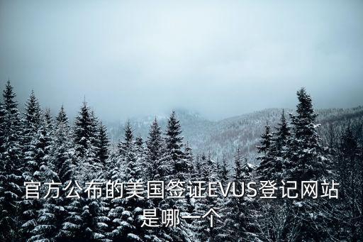 evus官網，官方公布的美國簽證EVUS登記網站是哪一個