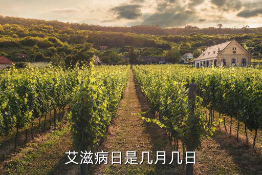 艾滋病日是幾月幾日