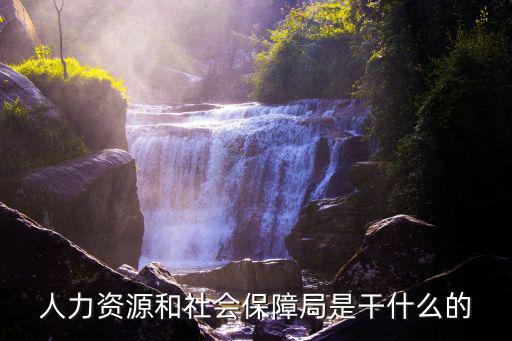 人力資源和社會保障局是干什么的