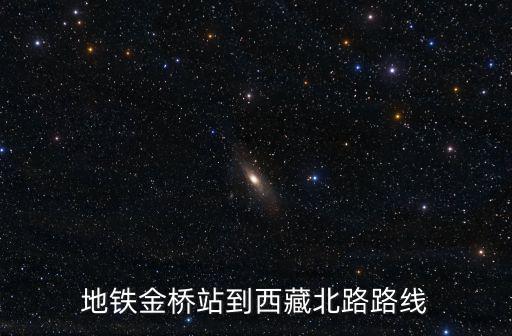 地鐵金橋站到西藏北路路線