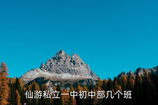 仙游私立一中初中部幾個班