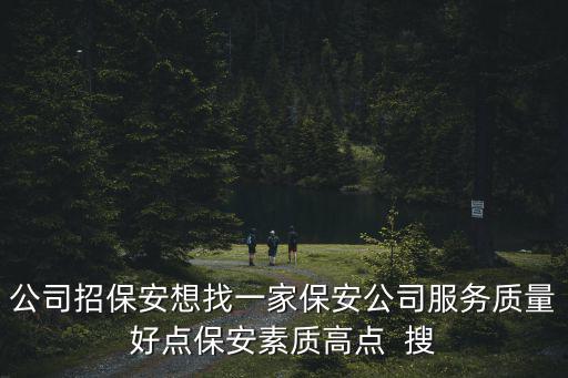 那家保安公司招保安，我公司里想要招一批保安員合肥哪家保安公司比較好
