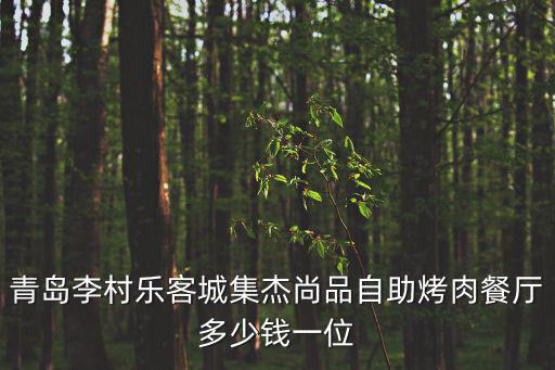 青島李村樂客城集杰尚品自助烤肉餐廳多少錢一位