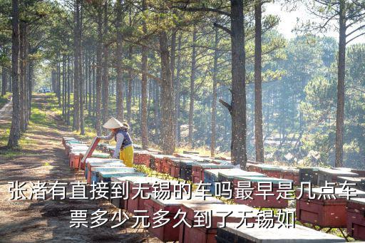 張渚有直接到無錫的車嗎最早是幾點車票多少元多久到了無錫如