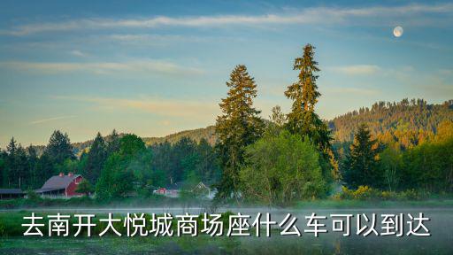 南開大悅城，南開大悅城屬于哪個街道