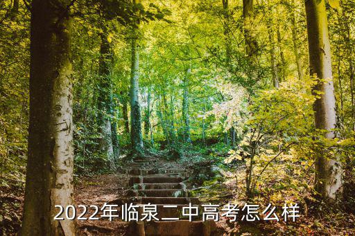 2022年臨泉二中高考怎么樣
