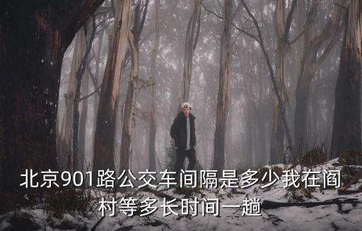 北京901路公交車間隔是多少我在閻村等多長時間一趟