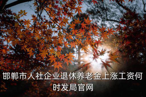 邯鄲市人社局官網，邯鄲市勞動和社會保障局網址