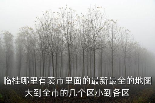 臨桂地圖，臨桂哪里有賣(mài)市里面的最新最全的地圖大到全市的幾個(gè)區(qū)小到各區(qū)