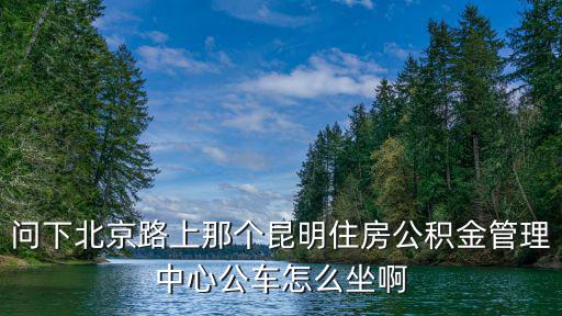問下北京路上那個昆明住房公積金管理中心公車怎么坐啊