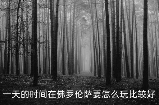 一天的時間在佛羅倫薩要怎么玩比較好