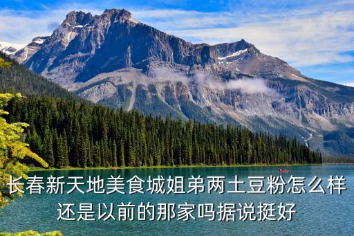 長(zhǎng)春新天地美食城姐弟兩土豆粉怎么樣還是以前的那家嗎據(jù)說(shuō)挺好