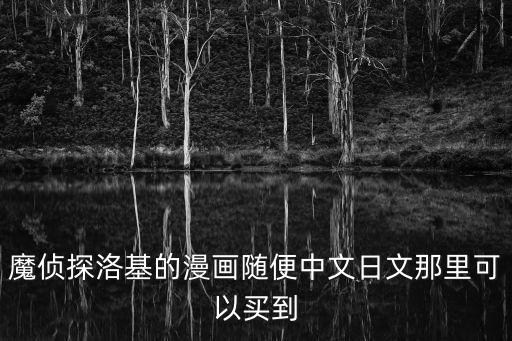 魔偵探洛基的漫畫隨便中文日文那里可以買到