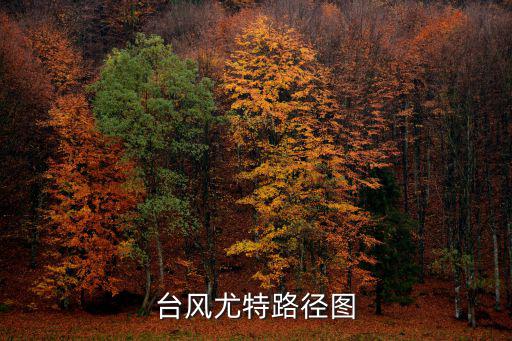 臺風尤特路徑圖